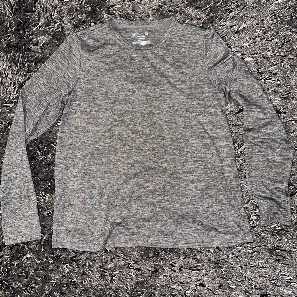 Xersion Gray Long Sleeve with open back